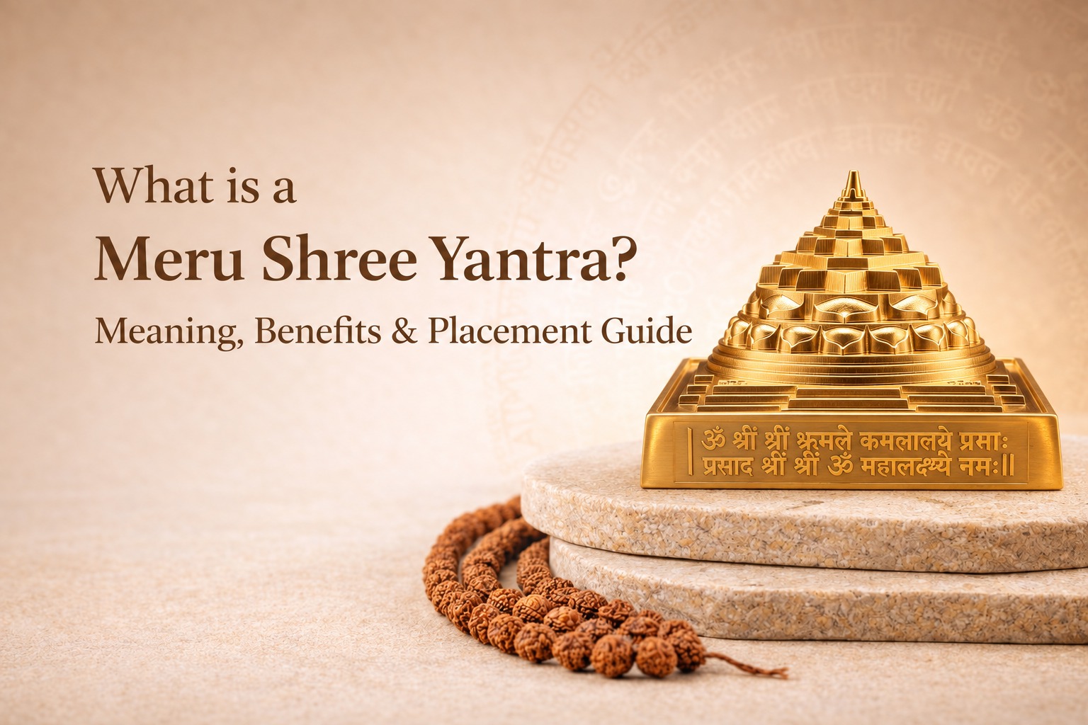 What is a Meru Shree Yantra? Meaning, Benefits & Placement Guide